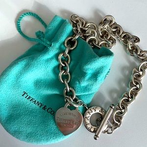 Return To Tiffany Heart Tag Toggle Necklace
